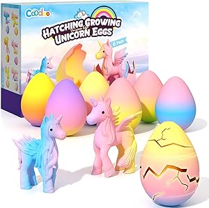 Unicorn Hatching Rainbow Eggs for Kids