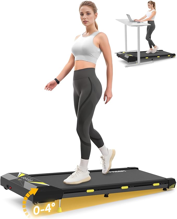 Walking Pad with Incline, 3 In 1 Under Desk Treadmill
