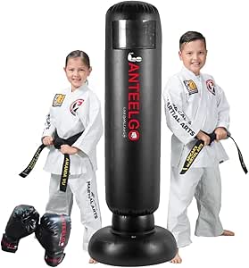 Punching Bag for Kids with Boxing Gloves