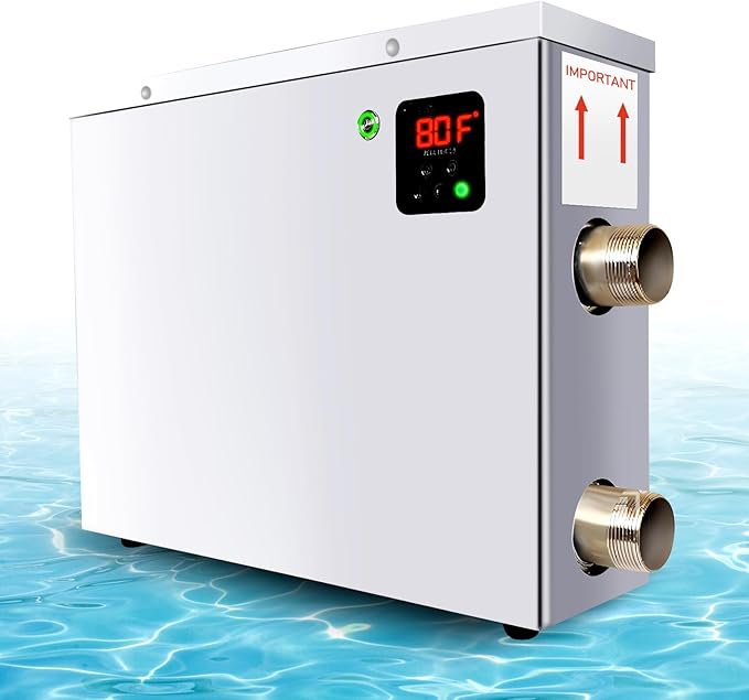 Electric Pool Heater for Inground & Above Ground Pools