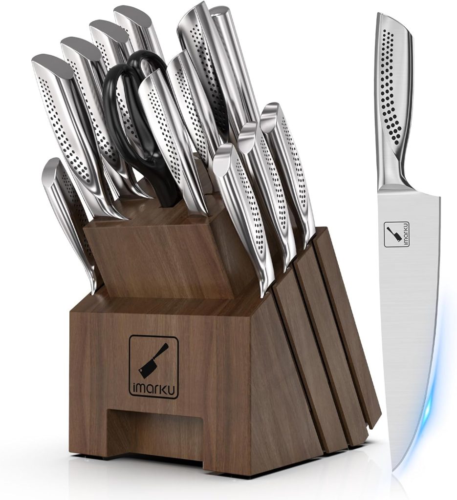 Knife Set, 16PCS High Carbon Stainless Steel