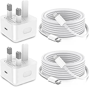 for iPhone Charger Fast Charge 2Pack USB C Charger Plug