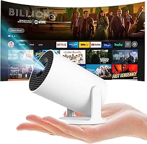 Mini Projector 4K Portable Projector Android 11