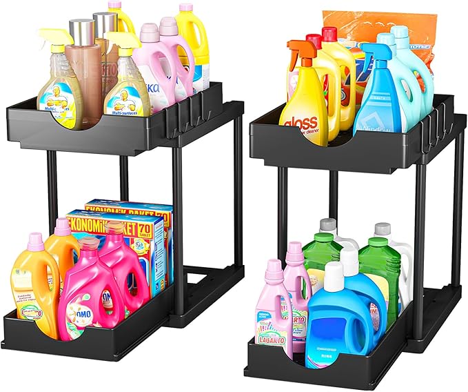2 Pack Under Sink Storage
