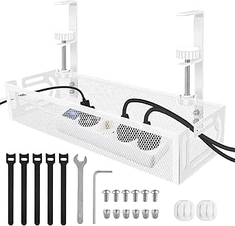 Under Desk Cable Management Tray