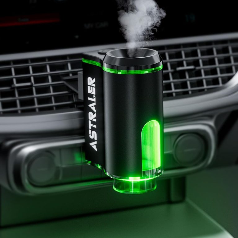 Smart Car Air Freshener with 3 Essential Oils
