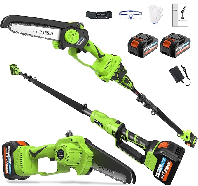 2 in 1 Cordless pole saw