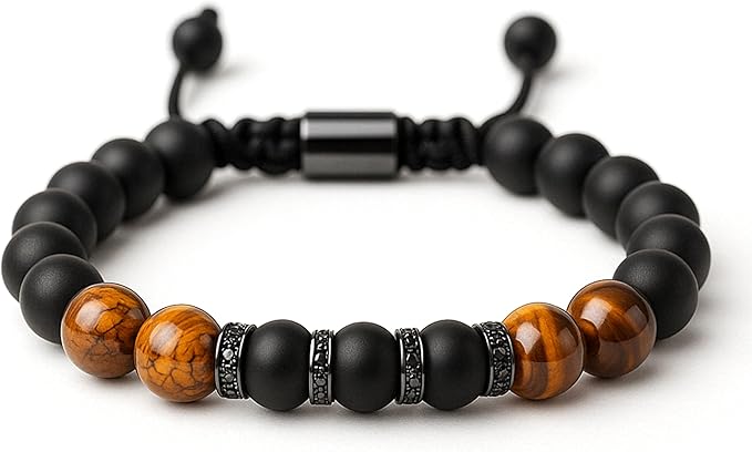 8mm Tiger Eye Men’s Bracelet