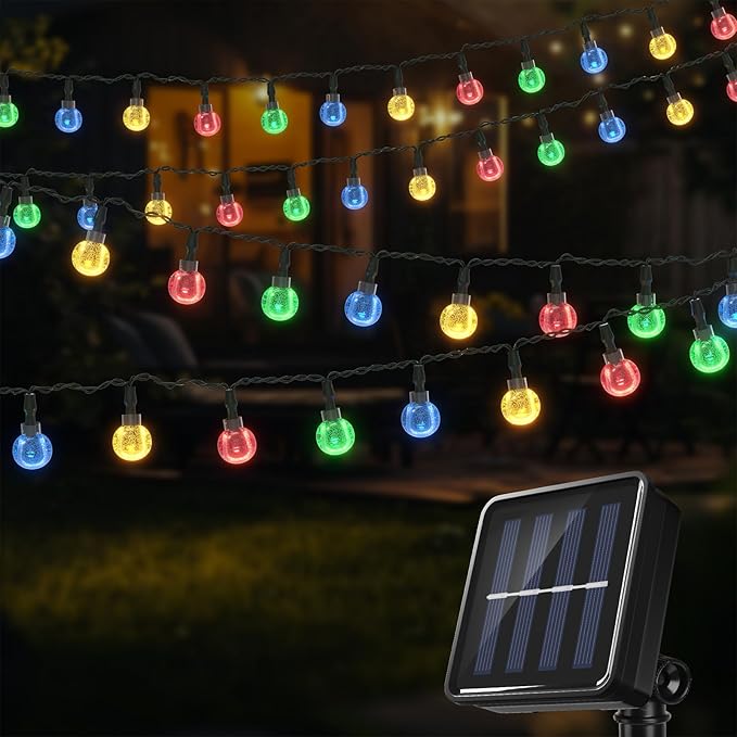 Solar String Lights Outdoor Waterproof,
