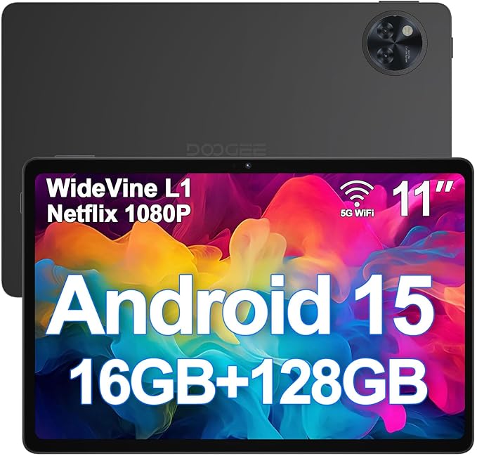 2025 Newest Android 15 Tablets, U11 11 Inch Tablet,16GB RAM+128GB ROM