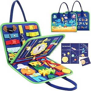 Busy Board Montessori Toy for Toddlers