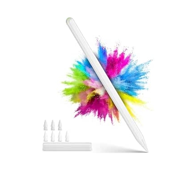 Pencil for iPad 2018-2025, Magnetic Wireless & USB-C Quick Charge