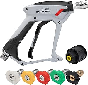 4350 PSI High Pressure Washer Gun with 5 Water Nozzle Tip