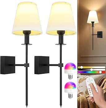 Rechargeable Battery Operated Wall Sconces