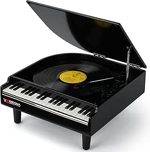 Bluetooth Record Player with Built-in Speakers