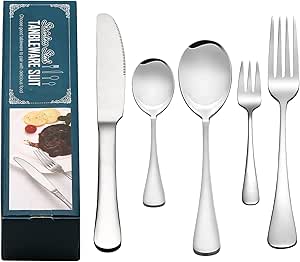 Cutlery Set, 20 Piece Stainless Steel