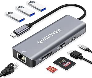 USB C Hub Multiport Adapter USB C