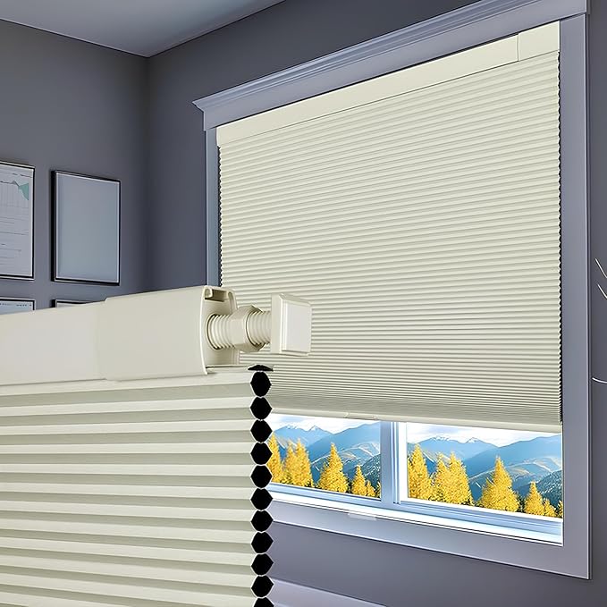 No Drill Cordless Cellular Blinds