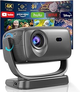 2025 Upgraded Smart Projector 4K Support