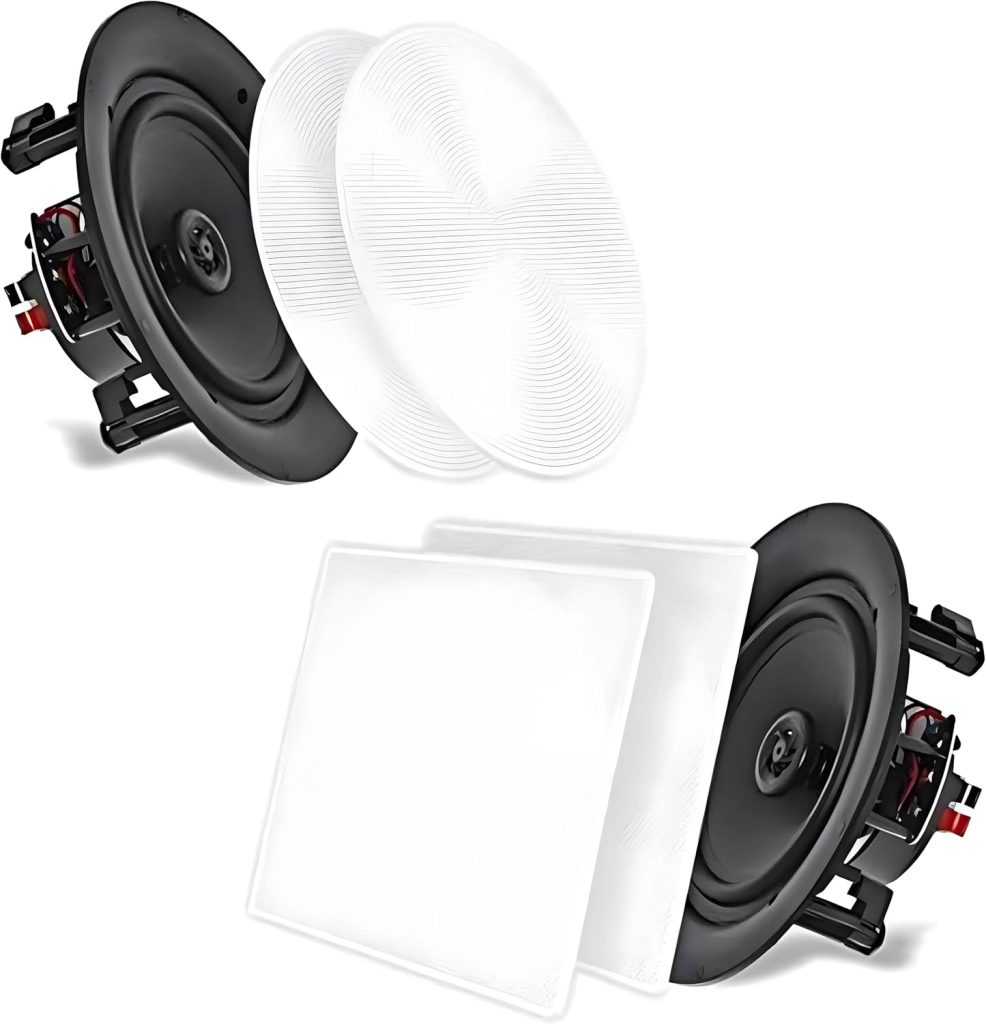 n-Wall/In-Ceiling Dual Speakers 13.3cm, Ceiling-Mount Speaker
