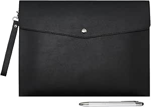 A4 Faux Leather Envelope Documents
