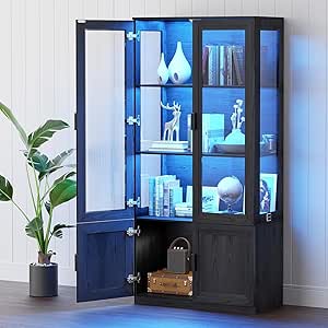 Display Cabinets with 3 Color Lights