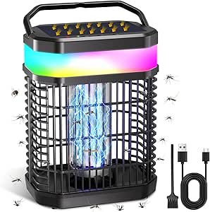 Solar Fly Zapper Outdoor Electric Fly Killer