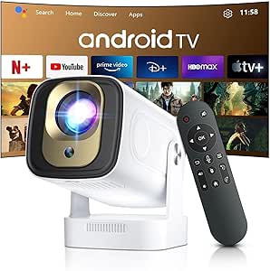 Mini Projector with WiFi 6 and Bluetooth