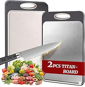 2PCS Titanium Cutting Board