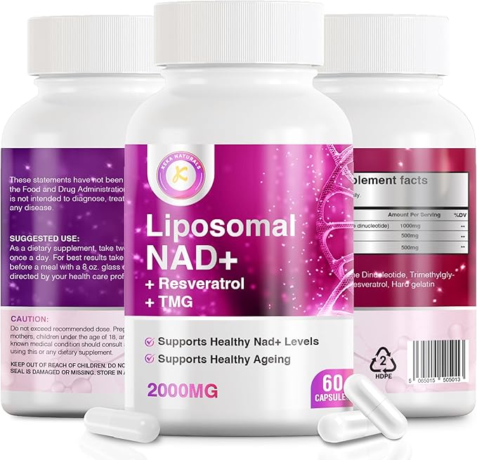 Pure NAD + Trans-Resveratrol + TMG | 2000mg