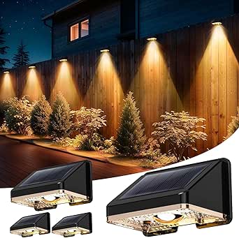  Solar Wall Lights 4 Pack