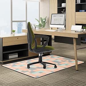 Office Chair Mat for Carpeted & Hardwood Floor