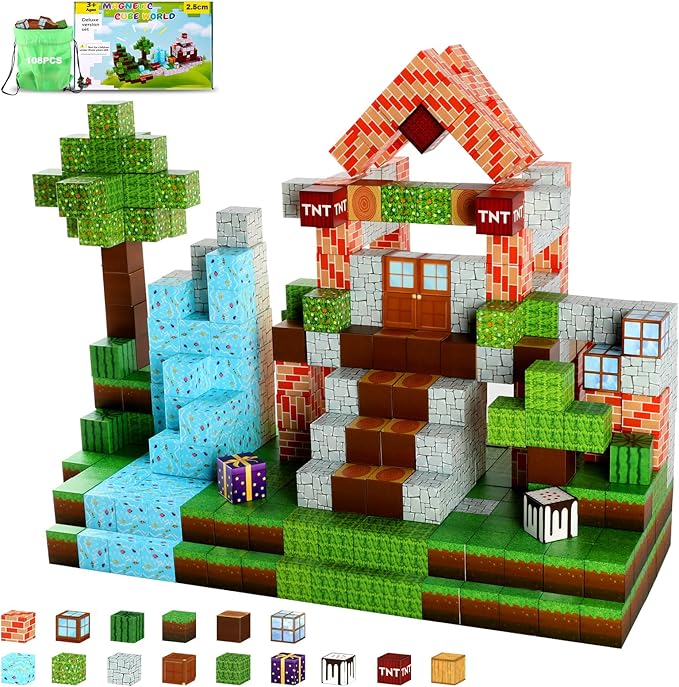Magnetic Blocks for Toddlers Toys 