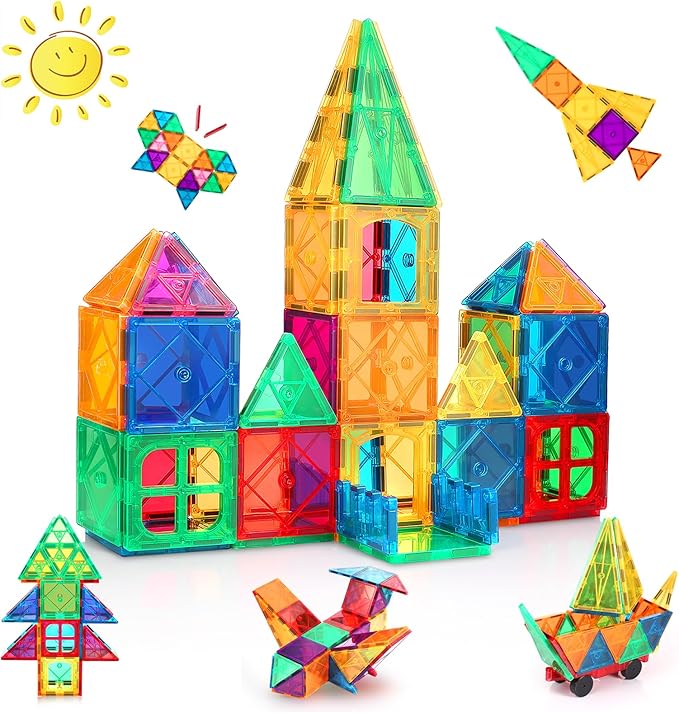 Magnetic Building Blocks Magnetic Tiles 50PCS