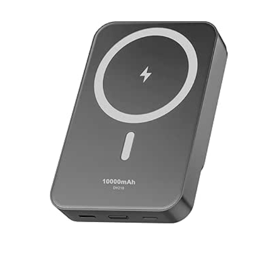Magnetic Power Bank, 10000mAh Foldable Wireless Portable Charger