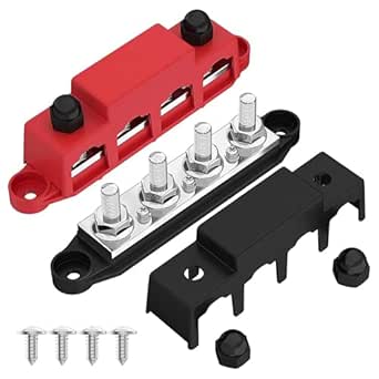 12V-48V Bus Bar with Cover