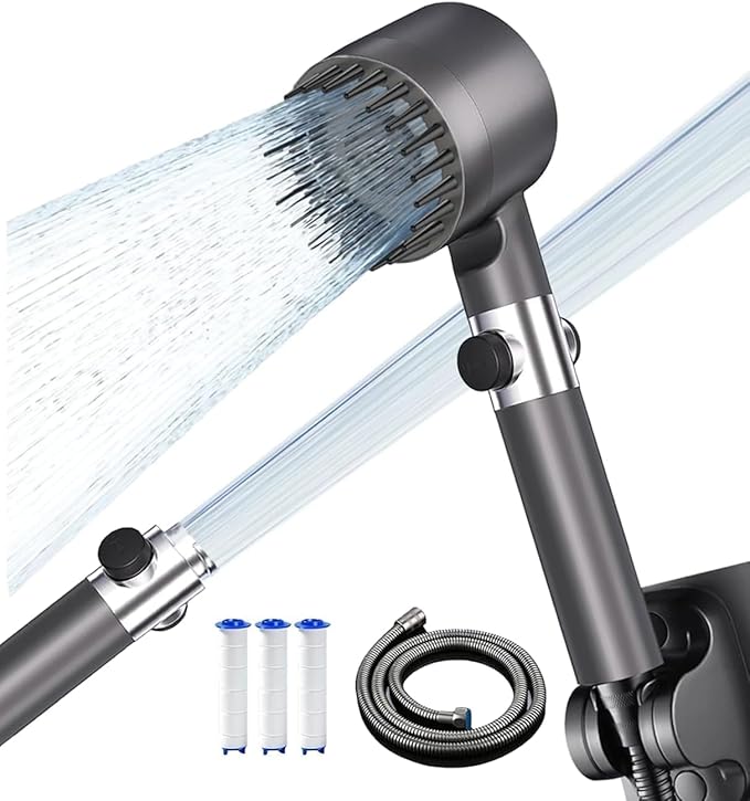 Hard Water Filter Shower Head and Hose
