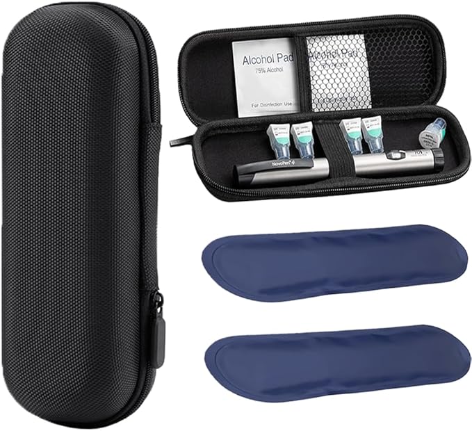 Insulin Cooler Travel Case with 2 Ice Packs