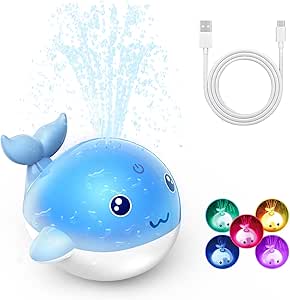 Rechargeable Baby Whale Bath Toy