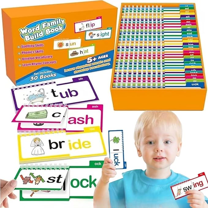 30 Read and Rhyme Flip Books