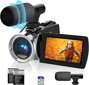  Video Camera 4K 48MP Camcorder