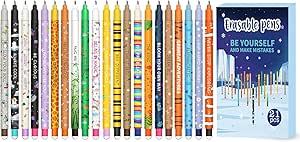 Set of Erasable Gel Pens