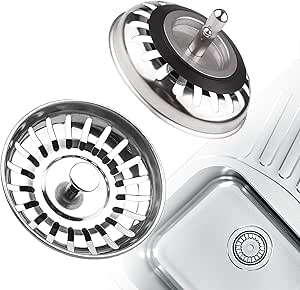 2 Pack Kitchen Sink Plug Strainer