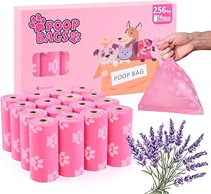 Poop Bags Rolls 256 Count