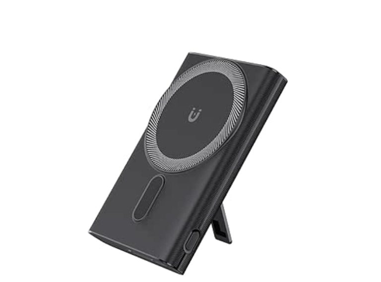 Power Bank, Magnetic Wireless 10000mAh Fast Charging Portable Charger with Stand