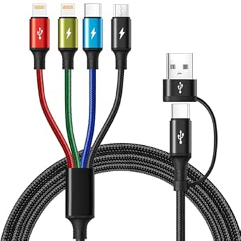 4 in 2 Multi Charger Cable