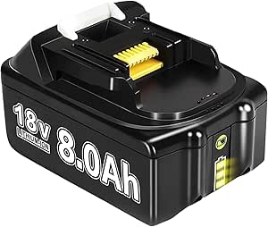 1X 18V 8000mAh Replacement for Makita 18V Batteries