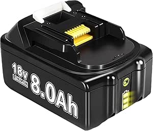 18V 8.0Ah Lithium Battery Replace for Makita