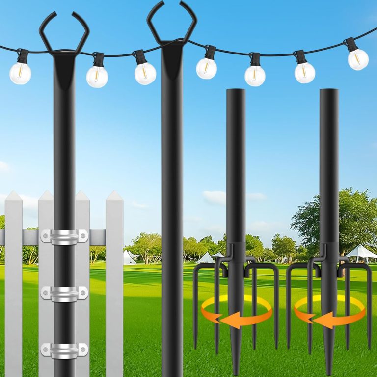 2 Pack String Light Poles