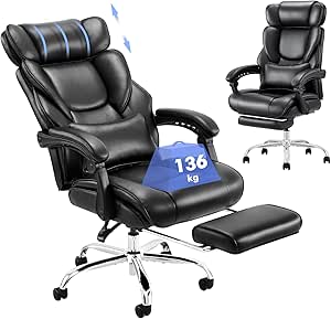 Executive Office Chair with Footrest